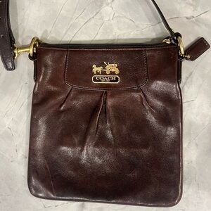 Vintage Coach Madison Crossbody w/Dust Bag Chocolate Brown